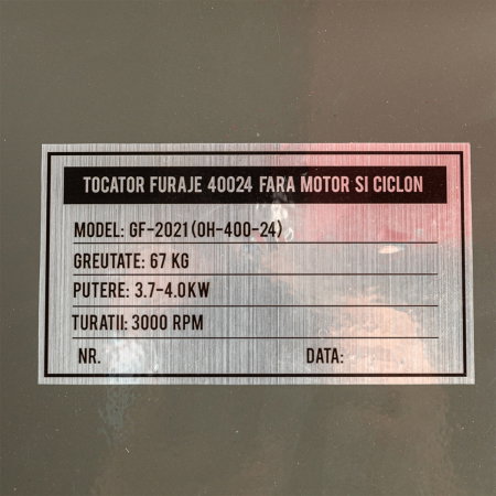 Tocator furaje Micul Fermier 40024, GF-2021, fara motor si ciclon [10]