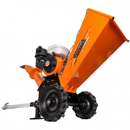 Tocător de crengi și resturi vegetale RURIS ST500 500TS2023 15 CP, benzina, diametru maxim 100 mm, 1000 kg/oră [2]