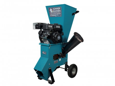 Tocatoare crengi si furaje - Mașină de mărunțit și tocat lemn Konner Sohnen KS 400WS 6.5 CP, 76 mm