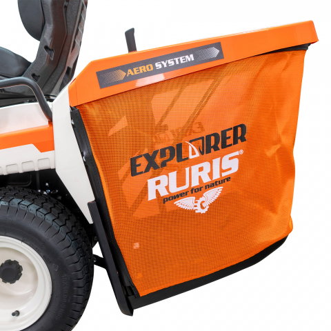 Tractor de Tuns Gazon RURIS RX EXPLORER 840M 15 CP, latime lucru 840mm, inaltime 30-90mm, sac colector 280l [6]