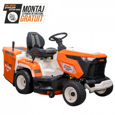 Tractor de Tuns Gazon RURIS RX EXPLORER 840M 15 CP, latime lucru 840mm, inaltime 30-90mm, sac colector 280l [1]