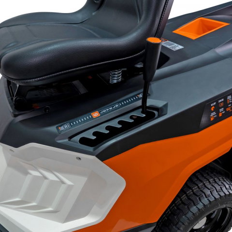 Tractor de Tuns Gazon RURIS RX Pilot 001M 9.5 CP, latime lucru 650mm, inaltime 30-75mm, sac colector 150l [3]