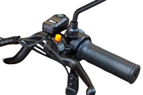 Triciclu electric 2 in 1 BLADE DUO MAX 11, 1200W, Portocaliu/Negru, 2 locuri + bena cargo, autonomie pana la 50 km, CIV inclus [10]