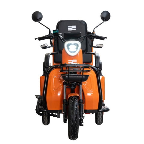 Triciclu electric 2 in 1 BLADE DUO MAX 11, 1200W, Portocaliu/Negru, 2 locuri + bena cargo, autonomie pana la 50 km, CIV inclus [2]