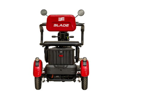 Triciclu electric BLADE VIVA 14  Rosu-Negru, 25 km/h,  1200W, autonomie pana la 50 km, CIV inclus [4]
