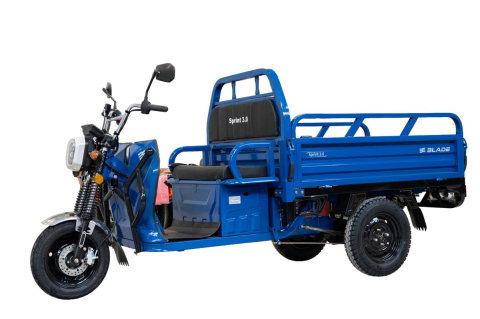 Triciclu electric cargo BLADE Sprint 3.0 Albastru-Negru 2000W - CIV inclus [3]