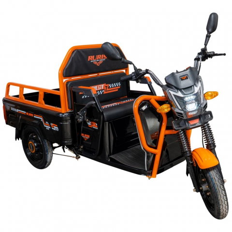 Triciclu electric cargo RURIS Pilot 3110N NEGRU, 2000W, viteza 25 km/h, autonomie 80 km [8]