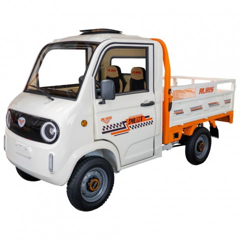 Vehicule de Lucru si Transport - Camioneta electrica RURIS Pilot 5000A ALB fara permis, 4900W, viteza 25 km/h, autonomie 130 km