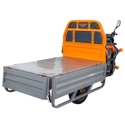 Triciclu electric cargo RURIS Pilot 3120G GRI 2000W, autonomie pana la 70 km, bena basculabila, reductor forta, CIV inclus [27]