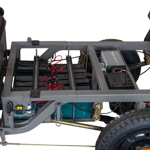 Triciclu electric cargo RURIS Pilot 3120G GRI 2000W, autonomie pana la 70 km, bena basculabila, reductor forta, CIV inclus [26]