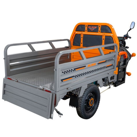 Triciclu electric cargo RURIS Pilot 3120G GRI 2000W, autonomie pana la 70 km, bena basculabila, reductor forta, CIV inclus [21]