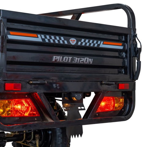 Triciclu electric cargo RURIS Pilot 3120N Negru, 2000W, autonomie pana la 70 km, bena basculabila, reductor forta, CIV inclus [16]