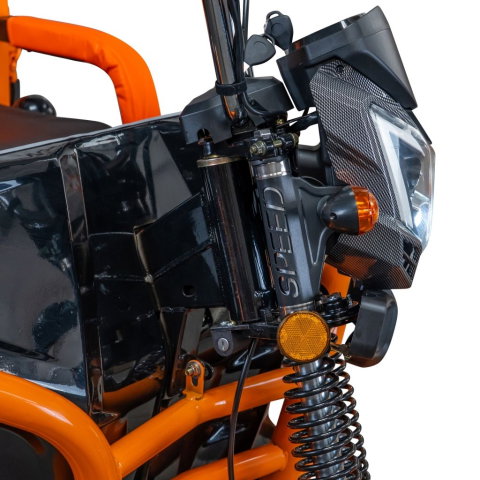 Triciclu electric cargo RURIS Pilot 3120N Negru, 2000W, autonomie pana la 70 km, bena basculabila, reductor forta, CIV inclus [13]