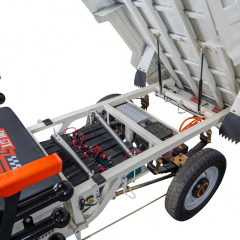 Triciclu electric cargo RURIS Pilot 3130A Alb 3600W cu bena si CIV inclus [28]