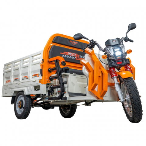 Triciclu electric cargo RURIS Pilot 3130A Alb 3600W cu bena si CIV inclus [5]