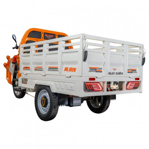 Triciclu electric cargo RURIS Pilot 3130A Alb 3600W cu bena si CIV inclus [19]