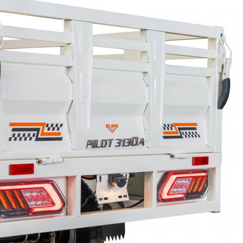 Triciclu electric cargo RURIS Pilot 3130A Alb 3600W cu bena si CIV inclus [24]