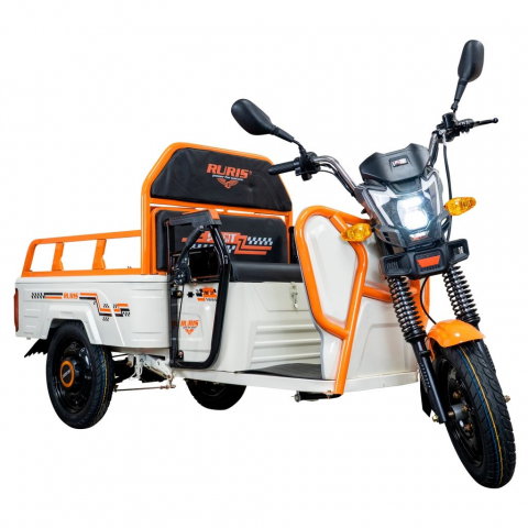 Triciclu electric cargo RURIS Pilot 3110A ALB fara permis, 2000W, viteza 25 km/h, autonomie 80 km [1]