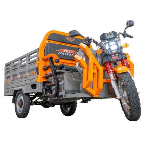 Triciclu electric cargo RURIS PILOT 3130G H cu bena basculabila hidraulic, motor 3600 W si greutate suportata 603 kg [3]