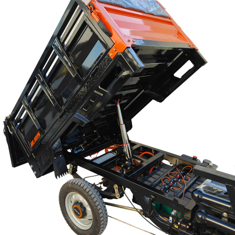 Triciclu electric cargo RURIS PILOT 3130N H cu bena basculabila hidraulic, motor 3600 W si greutate suportata 603 kg [12]