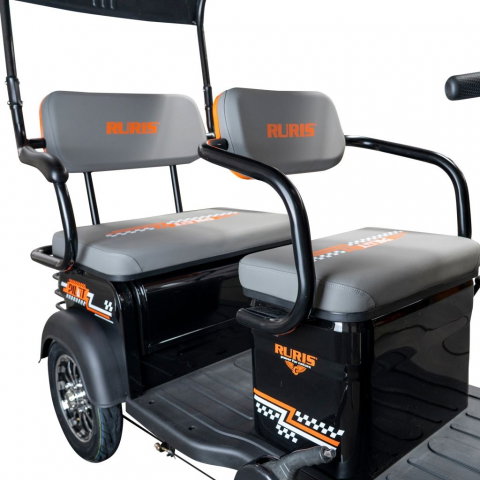 Triciclu electric cu cabina RURIS Pilot 3070N NEGRU fara permis, 2900W, viteza 25 km/h, autonomie 60 km [29]