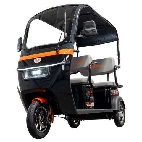 Triciclu electric cu cabina RURIS Pilot 3070N NEGRU fara permis, 2900W, viteza 25 km/h, autonomie 60 km [6]