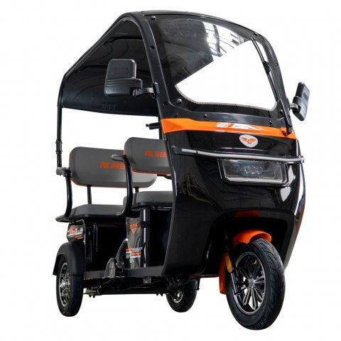 Triciclu electric cu cabina RURIS Pilot 3070N NEGRU fara permis, 2900W, viteza 25 km/h, autonomie 60 km [2]