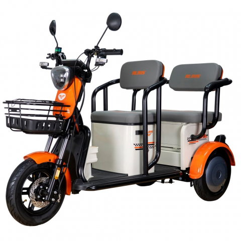 Triciclu electric RURIS Pilot 3020A ALB fara permis, 2000W, viteza 25 km/h, autonomie 50 km [3]
