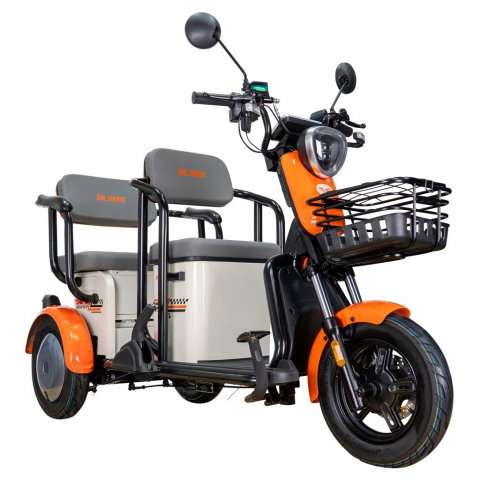 Triciclu electric RURIS Pilot 3020A ALB fara permis, 2000W, viteza 25 km/h, autonomie 50 km [1]