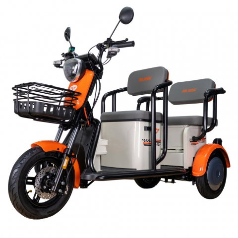 Tricicluri electrice - Triciclu electric RURIS Pilot 3020A ALB fara permis, 2000W, viteza 25 km/h, autonomie 50 km