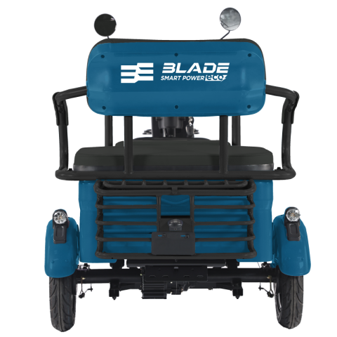 Triciclu electric persoane BLADE TRIP X2 Albastru-Negru 2000W, 2 locuri - CIV inclus [3]