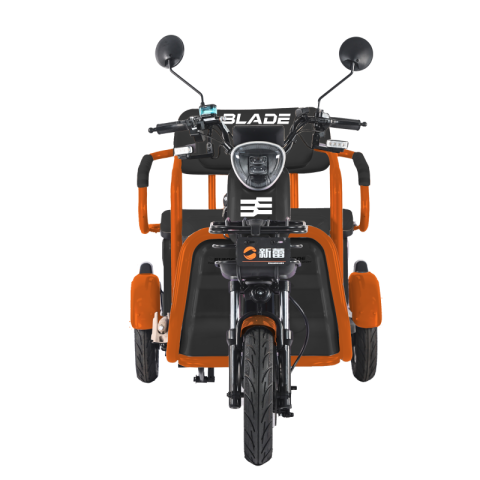 Triciclu electric persoane BLADE TRIP X2 Negru-Portocaliu 2000W, 2 locuri - CIV inclus [1]