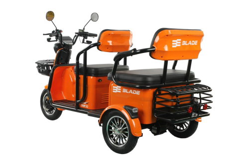 Triciclu electric persoane BLADE TRIP X2 Portocaliu-Negru 2000W, 2 locuri - CIV inclus [5]