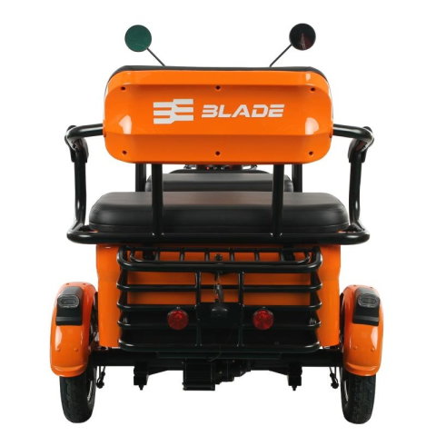 Triciclu electric persoane BLADE TRIP X2 Portocaliu-Negru 2000W, 2 locuri - CIV inclus [4]
