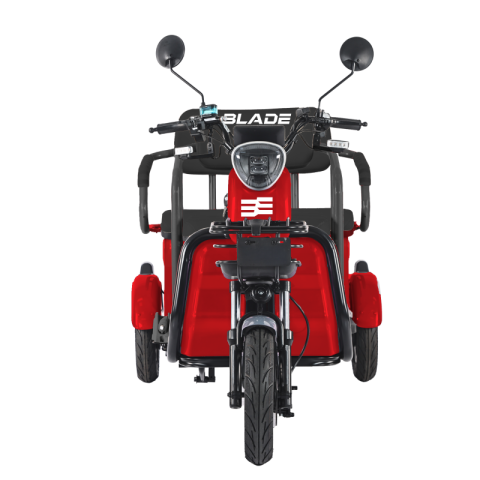 Triciclu electric persoane BLADE TRIP X2 Rosu-Negru 2000W, 2 locuri - CIV inclus [1]
