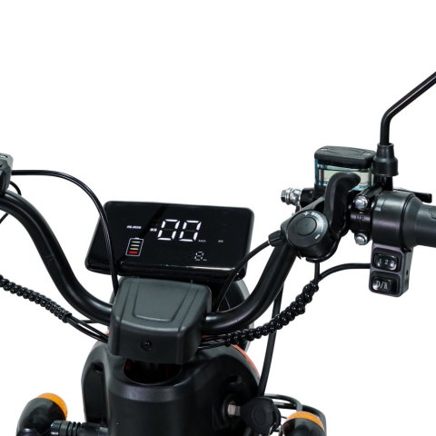 Triciclu electric RURIS Pilot 3010A alb, 1600W, fara permis, autonomie 50 km [6]