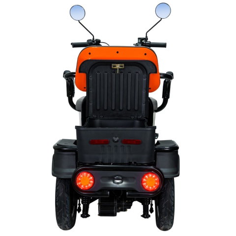 Triciclu electric RURIS Pilot 3010A alb, 1600W, fara permis, autonomie 50 km [14]