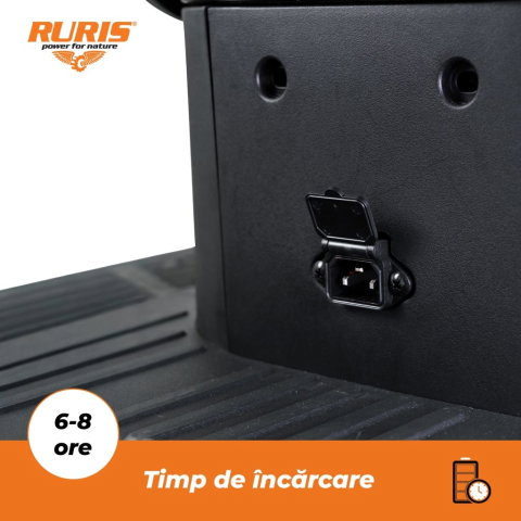 Triciclu electric RURIS Pilot 3010G Gri, 1600W, 2 locuri, autonomie pana la 50 km [2]