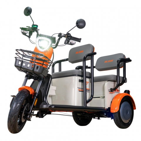 Triciclu electric RURIS Pilot 3020A ALB fara permis, 2000W, viteza 25 km/h, autonomie 50 km [5]
