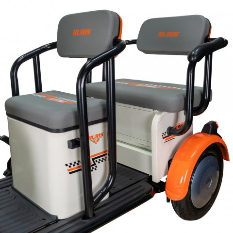 Triciclu electric RURIS Pilot 3020A ALB fara permis, 2000W, viteza 25 km/h, autonomie 50 km [9]