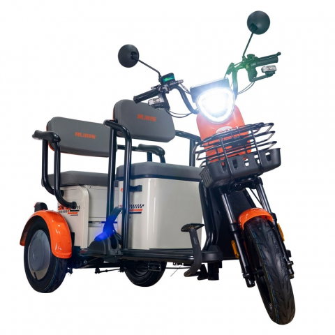 Triciclu electric RURIS Pilot 3020A ALB fara permis, 2000W, viteza 25 km/h, autonomie 50 km [4]