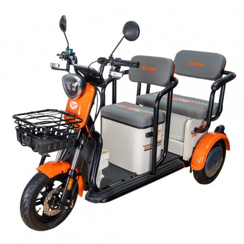 Triciclu electric RURIS Pilot 3020A ALB fara permis, 2000W, viteza 25 km/h, autonomie 50 km [6]