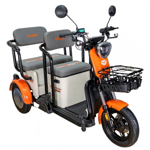 Triciclu electric RURIS Pilot 3020A ALB fara permis, 2000W, viteza 25 km/h, autonomie 50 km [7]