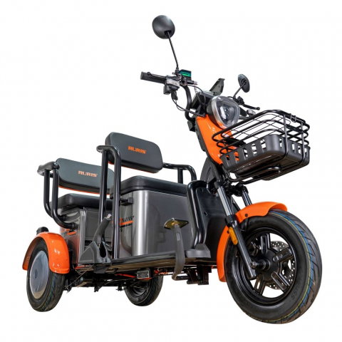 Triciclu electric RURIS Pilot 3020G GRI fara permis, 2000W, viteza 25 km/h, autonomie 50 km [2]