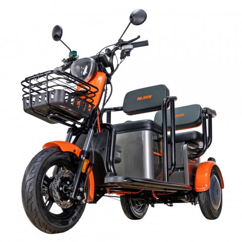Triciclu electric RURIS Pilot 3020G GRI fara permis, 2000W, viteza 25 km/h, autonomie 50 km [1]