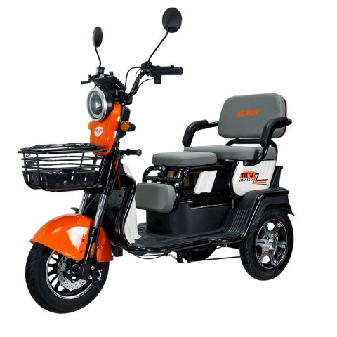 Tricicluri electrice - Triciclu electric RURIS Pilot 3010A alb, 1600W, fara permis, autonomie 50 km