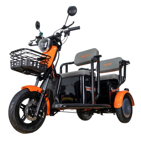 Triciclu electric RURIS Pilot 3020N NEGRU fara permis, 2000W, viteza 25 km/h, autonomie 50 km [1]