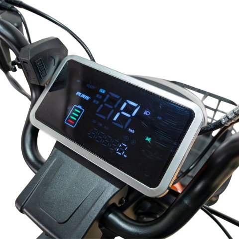Triciclu electric RURIS Pilot 3020N NEGRU fara permis, 2000W, viteza 25 km/h, autonomie 50 km [6]