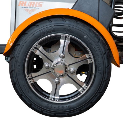 Triciclu electric RURIS Pilot 3040G GRI, 25 km/h, 2 locuri, 2000W, autonomie pana la 50 km, CIV inclus [14]