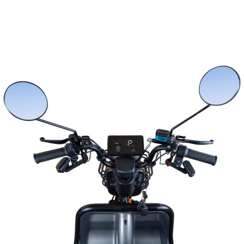 Triciclu electric RURIS Pilot 3040G GRI, 25 km/h, 2 locuri, 2000W, autonomie pana la 50 km, CIV inclus [9]